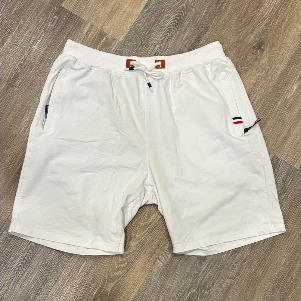 Men's White Athletic Shorts
